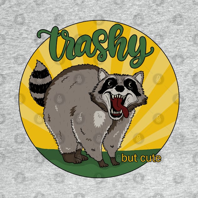 Raccoon - Trashy but cute by valentinahramov